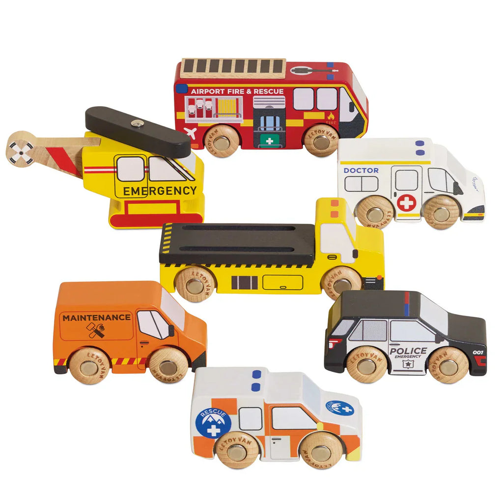 *Le Toy Van Emergency Vehicles Set